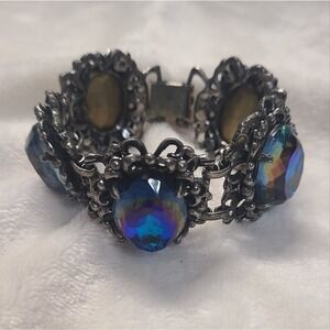 Vintage 50s Juliana D&E Aurora Borealis Bracelet